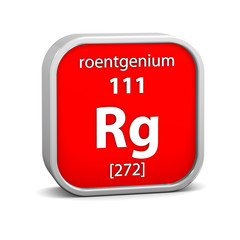 Roentgenium material sign