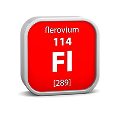 Flerovium material sign