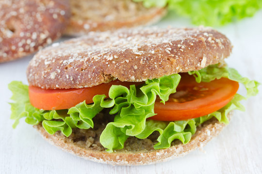 sandwich with vegetables