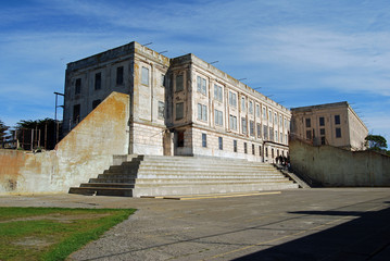 Naklejka premium Alcatraz Island-Cellhouse
