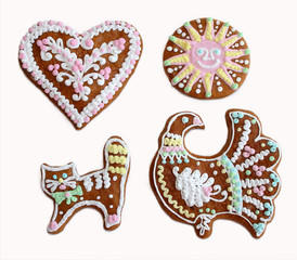 Gingerbread painted