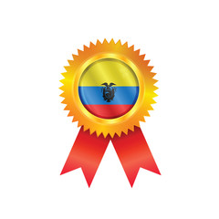 Ecuador medal flag