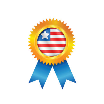 Liberia medal flag