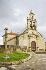 Fototapeta na wymiar Oliva Virgin church on Salvaterra de Mino