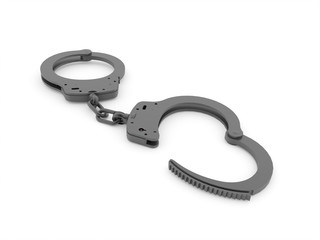 Obraz premium Handcuffs isolated