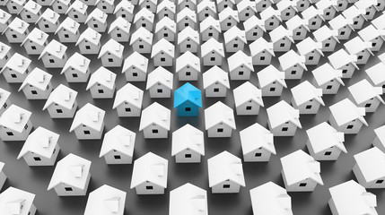 Obraz premium Dużo domów