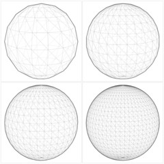 Sphere From The Simple To The Complicated Shape Vector 07