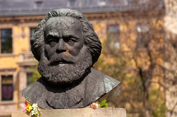 Karl Marx Büste Dessau