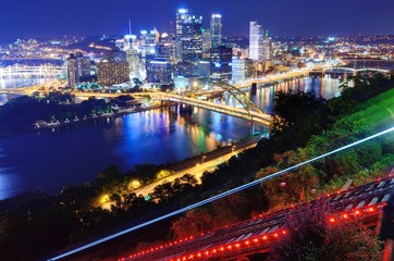 Fototapeta na wymiar Pittsburgh Miasta