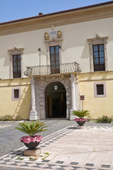 Bishopric Palace. Melfi. Basilicata. Italy.