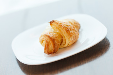 Fresh and tasty croissant