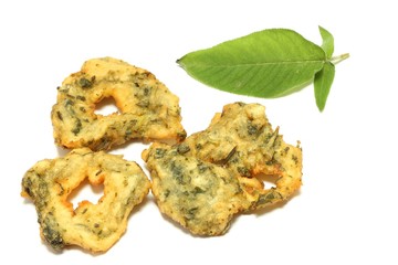 Delicious sage fritters