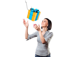Girl with a gift