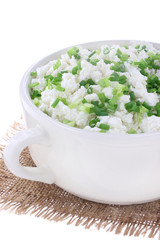 Cottage cheese with chives