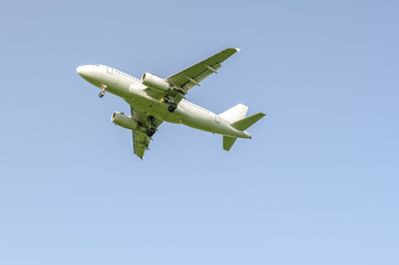 Airplane in the air