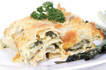 chicken and spinach lasagna