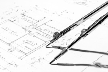 The part of architectural project