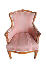 Pink classical style Armchair sofa