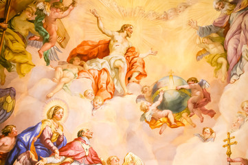 Mural on the wall