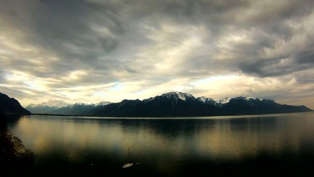 Timelapse Lac Leman Suisse