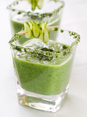 Fresh cold soup (gazpacho)