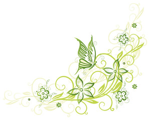 Fototapeta na wymiar Blume, Blüte, Ranke, Frühling, grün