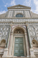 Fototapeta na wymiar Santa Maria Novella church in Florence, Italy