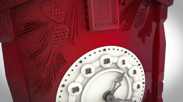 antique cuckoo wallclock