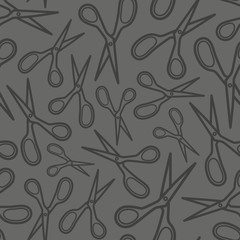 seamless background with scissors