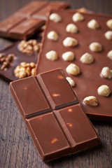various chocolate bar