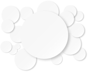 Sfere post-it design Background postit Bolle di Carta