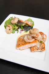 Salmon and Shrimp
