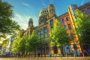 Gordijnen Synagoge Berlin © Marcus Klepper