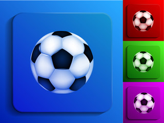 soccer-ball monochrome icons