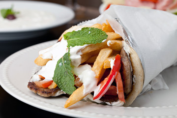 Greek Gyro Pita Wrap