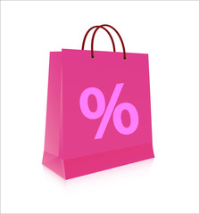 Einkaufstasche_Prozente_pink