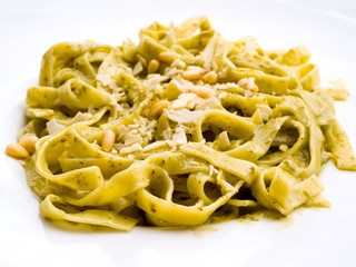 Pasta with pesto