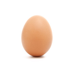 An egg isolated on white background