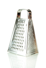 Metal grater, isolated on white