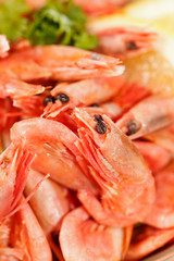 shrimps with lemon