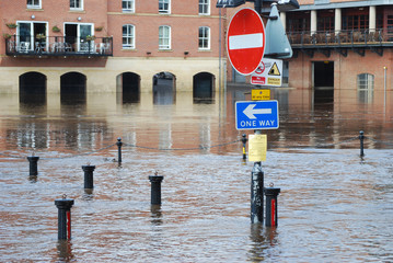 Flooded York