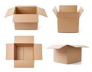 cardboard box package moving transportation delivery