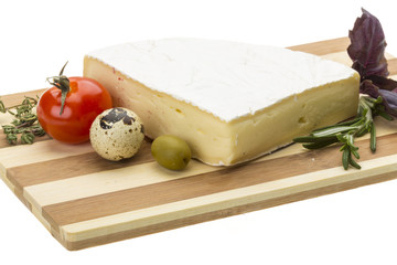 Wedge of Gourmet Brie Cheese