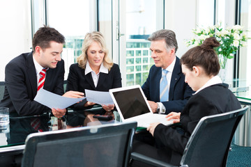 Business people - meeting in an office