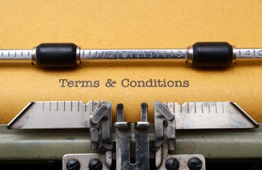 Terms and conditions