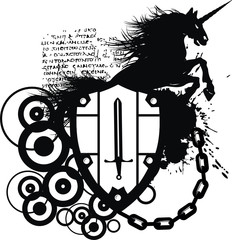 heraldic unicorn coat of arms6