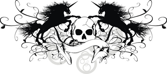 heraldic unicorn coat of arms4 © MARCO HAYASHI