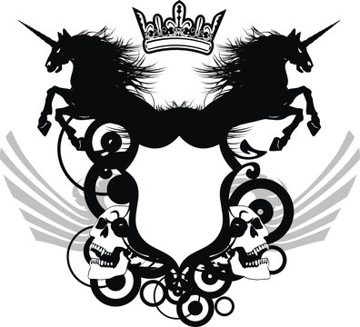 heraldic unicorn coat of arms2