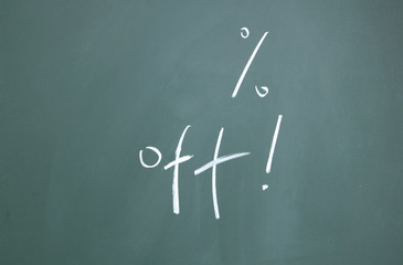 discount sign