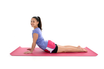 Girl in Yoga Pose